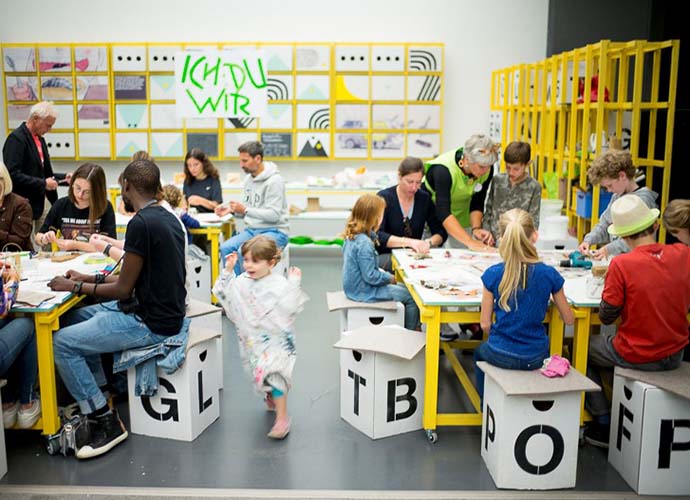 Der Zukunftstag richtete sich gezielt auch an Kinder als Museumsbesucher der kommenden Jahre.