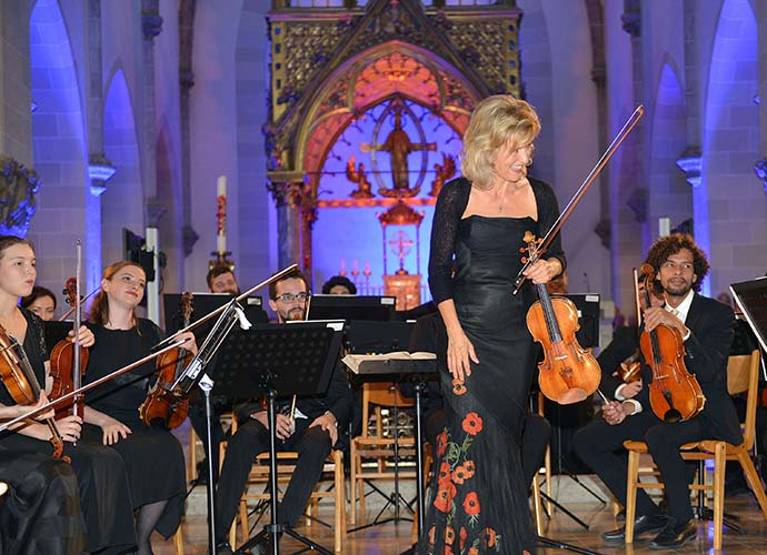 Anne-Sophie Mutter beim Konzert