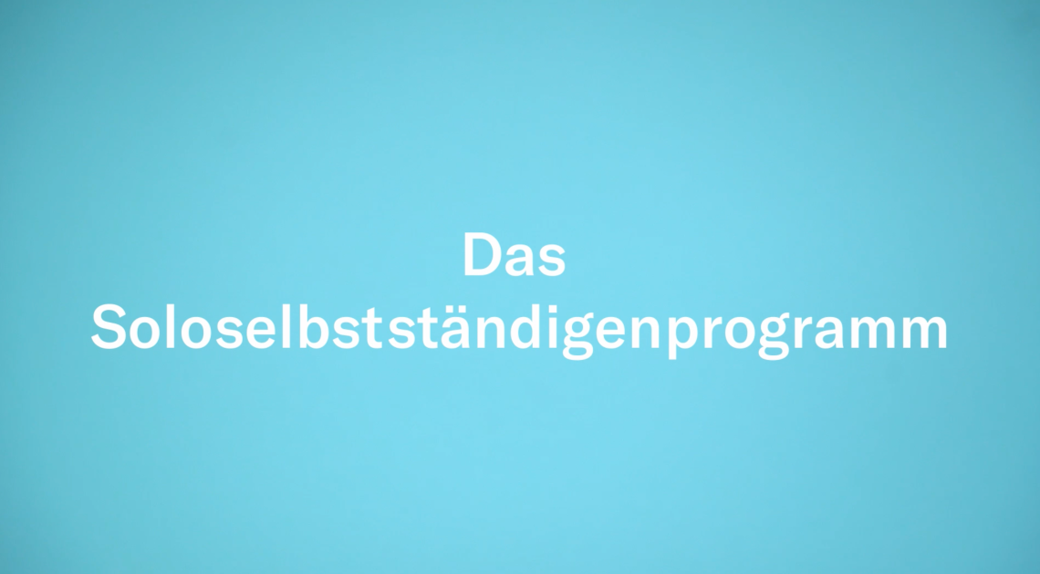 Das Soloselbstständigenprogramm bietet Unterstützung für Künstlerinnen und Künstler sowie Angehörige kulturnaher Berufe